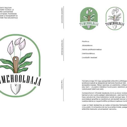 Taimehooldaja OÜ logo
